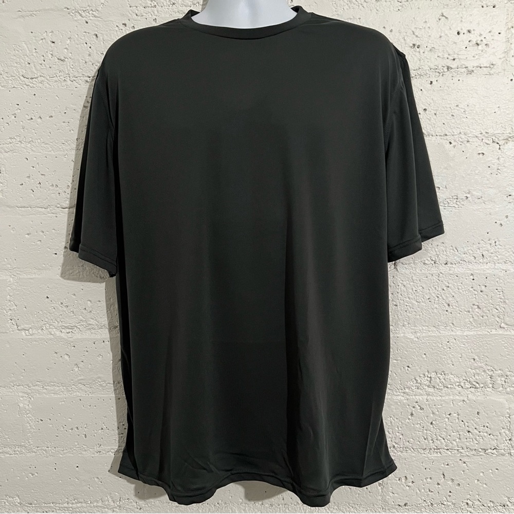 LA Police Gear Training T Shirt XL Gray Short Sleeve Stretch AQ9